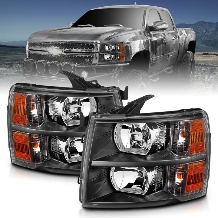 Anzo USA - Anzo USA 111393 Crystal Headlight Set