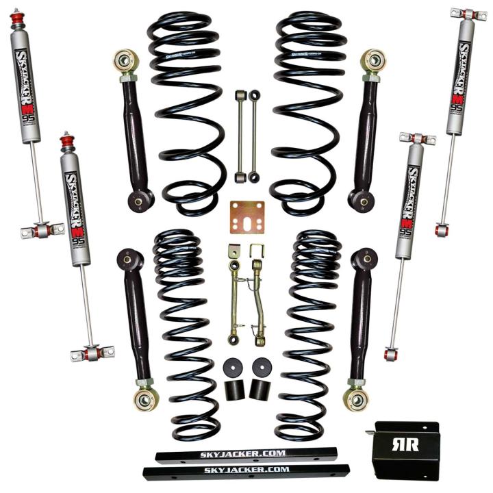 Skyjacker - Skyjacker TJ251K-SVX-M Suspension Lift Kit w/Shock