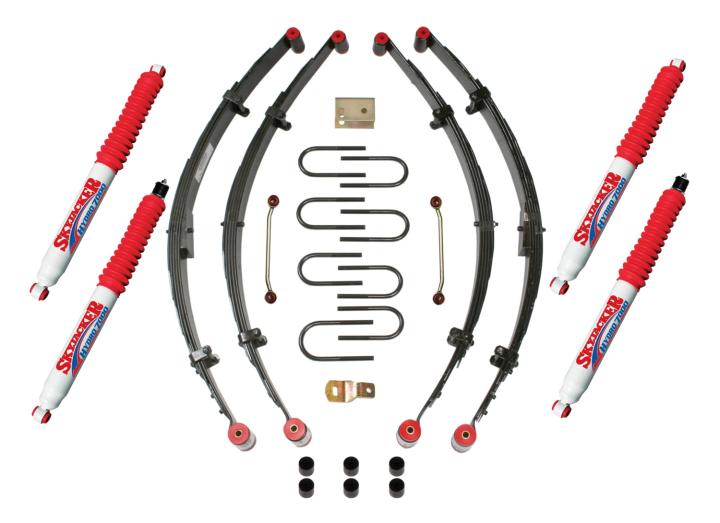 Skyjacker - Skyjacker YJ41BKH-R Suspension Lift Kit w/Shock