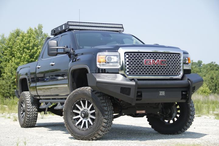 Fab Fours - Fab Fours GM14-Q3161-1 Elite Front Ranch Bumper