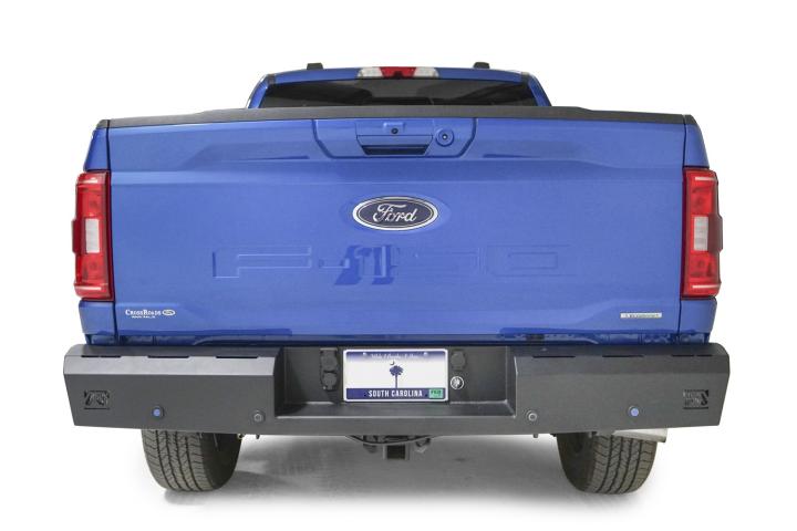 Fab Fours - Fab Fours FF21-RT5150-1 Red Steel Rear Bumper