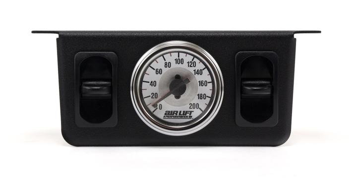 Air Lift Performance - Air Lift Performance 26229 Dual Needle Air Gauge