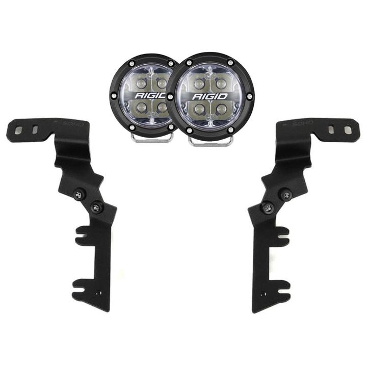 Rigid Industries - Rigid Industries 46790 360-Series Spot A-Pillar Kit