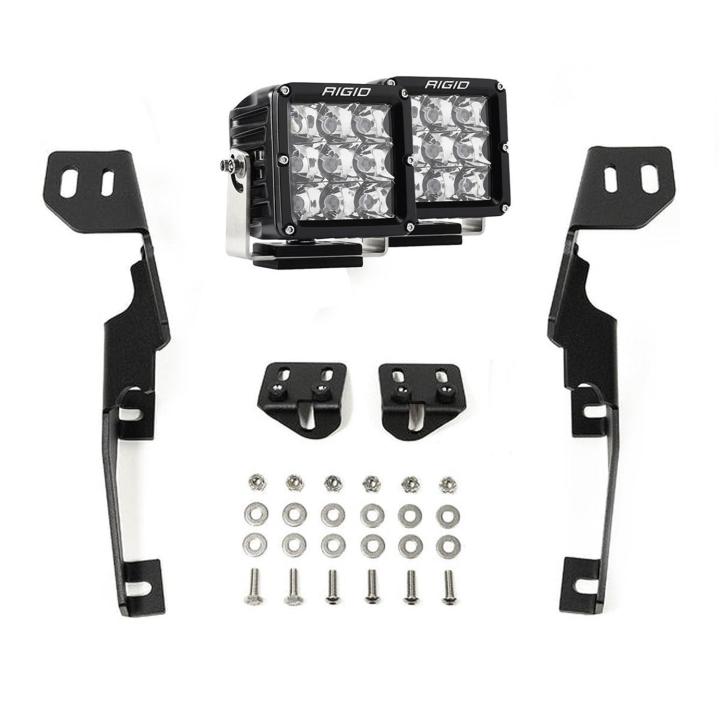 Rigid Industries - Rigid Industries 46801 D-XL Spot A-Pillar Kit