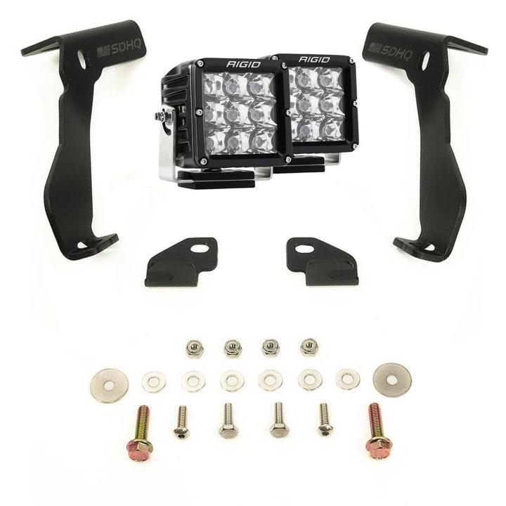 Rigid Industries - Rigid Industries 46804 D-XL Spot A-Pillar Kit