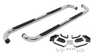 Big Country Truck Accessories - Big Country Truck Accessories 370204 3 in. Round Classic Side Bars - Image 1