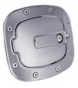 All Sales - All Sales 6071CL Race Style Billet Fuel Door - Image 1