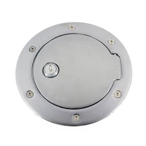 All Sales - All Sales 6051CL Race Style Billet Fuel Door - Image 1