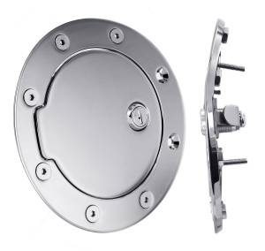 All Sales - All Sales 6055CL Race Style Billet Fuel Door - Image 2