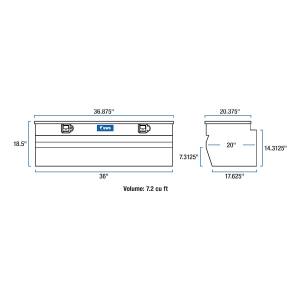 UWS - Chest Box Wedge | UWS (TBC-36-W) - Image 3
