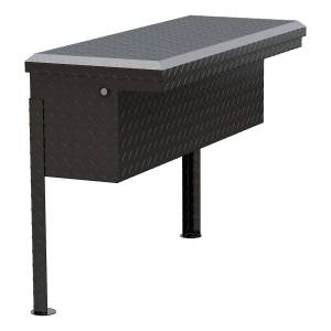UWS - Side Mount Series Single Lid Tool Box | UWS (TBSM-36-LP-BLK) - Image 2