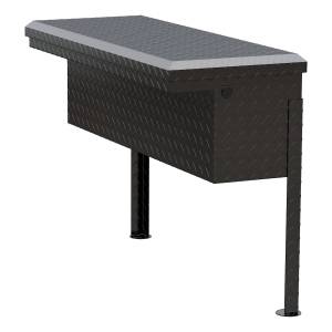 UWS - Side Mount Series Single Lid Tool Box | UWS (TBSM-36-LP-BLK) - Image 6