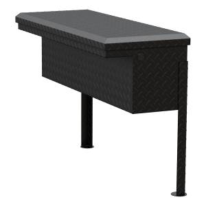UWS - Side Mount Series Single Lid Tool Box | UWS (TBSM-36-LP-MB) - Image 6