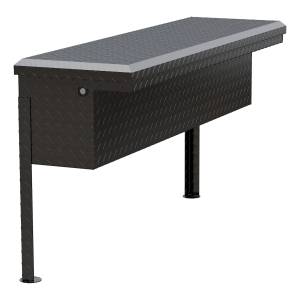 UWS - Side Mount Series Single Lid Tool Box | UWS (TBSM-48-LP-BLK) - Image 2