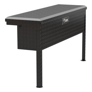 UWS - Side Mount Series Single Lid Tool Box | UWS (TBSM-48-LP-BLK) - Image 5