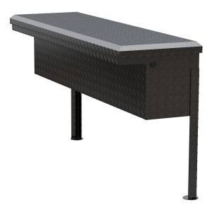 UWS - Side Mount Series Single Lid Tool Box | UWS (TBSM-48-LP-BLK) - Image 6