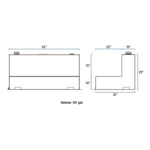 UWS - UWS TT-101-L-T-P-B Transfer Tank - Image 3