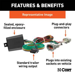 CURT - CURT 56305 Custom Wiring Harness - Image 3