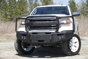 Fab Fours - Fab Fours GS07-H2150-1 Premium Heavy Duty Winch Front Bumper - Image 4