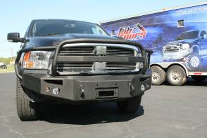 Fab Fours - Fab Fours DR09-H2450-1 Premium Heavy Duty Winch Front Bumper - Image 3