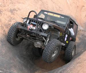 Fab Fours - Fab Fours JP97-A1450-B Hardcore Winch Front Bumper - Image 1