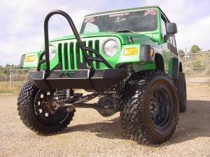 Fab Fours - Fab Fours JP97-A1450-B Hardcore Winch Front Bumper - Image 3