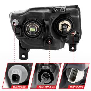 Anzo USA - Anzo USA 111432 Crystal Headlight Set - Image 5