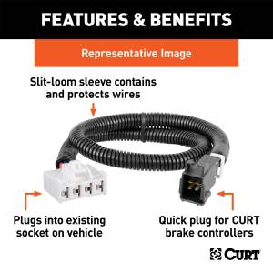 CURT - CURT 51442 Brake Control Adapter Harness - Image 3