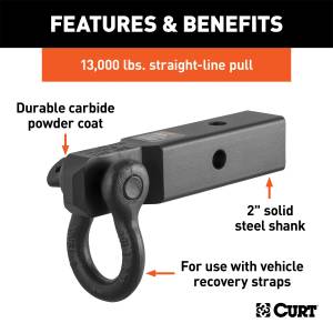 CURT - CURT 45824 Tow Strap Mount - Image 2