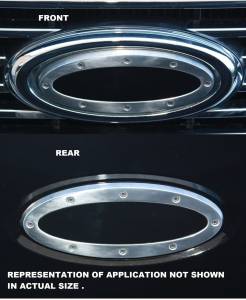 All Sales - All Sales 57702 Grille And Tailgate Emblem Set - Image 2
