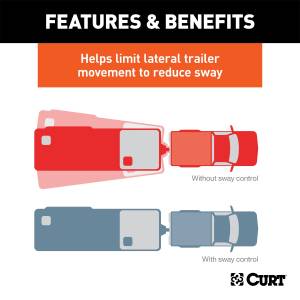CURT - CURT 17022 Weight Distributing Hitch Round Bar - Image 5