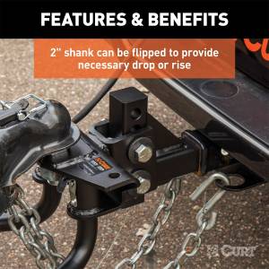 CURT - CURT 17022 Weight Distributing Hitch Round Bar - Image 9