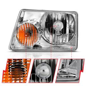 Anzo USA - Anzo USA 111473 Crystal Headlight Set - Image 3