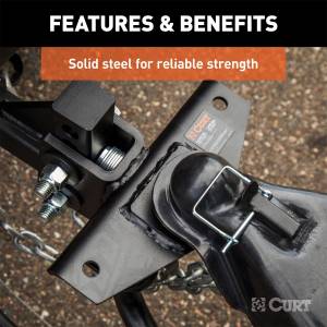 CURT - CURT 17107 Weight Distributing Hitch Round Bar - Image 5