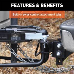 CURT - CURT 17107 Weight Distributing Hitch Round Bar - Image 4