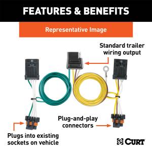 CURT - CURT 56113 Custom Wiring Harness - Image 3
