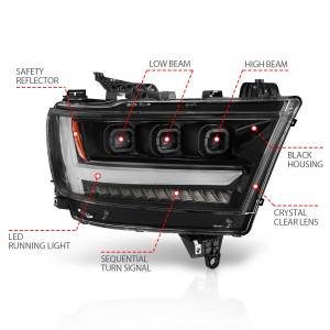 Anzo USA - Anzo USA 111494-R LED Projector Headlight - Image 2