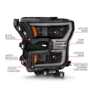Anzo USA - Anzo USA 111547 LED Projector Headlight - Image 4