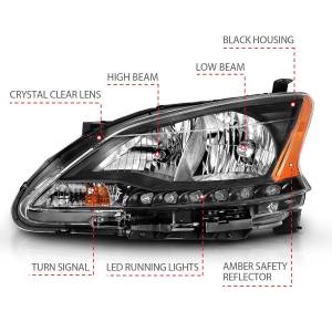 Anzo USA - Anzo USA 121537 Crystal Headlight Set - Image 4