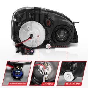 Anzo USA - Anzo USA 121552 Crystal Headlight Set - Image 5