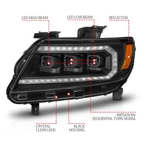 Anzo USA - Anzo USA 111615 LED Projector Headlight - Image 4