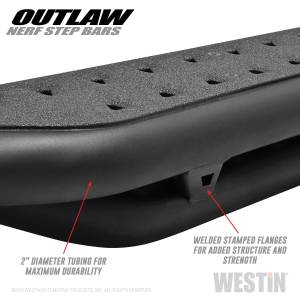 Westin - Westin 58-53935 Outlaw Nerf Step Bars - Image 3