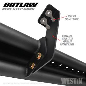 Westin - Westin 58-53935 Outlaw Nerf Step Bars - Image 6