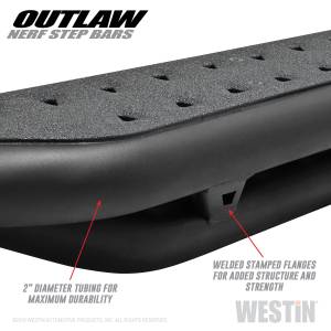 Westin - Westin 58-53155 Outlaw Nerf Step Bars - Image 3