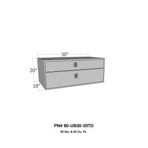 Westin - Westin 80-UB30-20TD Brute UnderBody Tool Box - Image 2