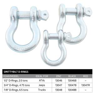 Smittybilt - Smittybilt 13046 Shackle/D Ring - Image 7