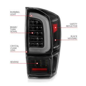Anzo USA - Anzo USA 311400 LED Tail Light Assembly - Image 4