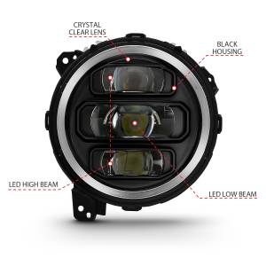 Anzo USA - Anzo USA 111466 LED Projector Headlight - Image 3