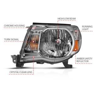 Anzo USA - Anzo USA 111437 Crystal Headlight Set - Image 4
