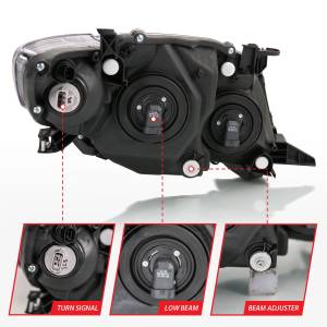 Anzo USA - Anzo USA 121541 Crystal Headlight Set - Image 5